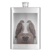 ポストのタカ フラスク (正面)