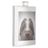 ポストのタカ フラスク (右)