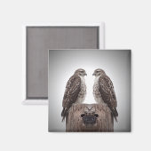 ポストのタカ マグネット (正面/裏面)