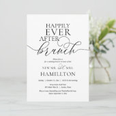 ポストのブランチ結婚お祝い後の幸せ 招待状 (スタンド正面)