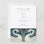 ポストのブランチ結婚招待状 招待状 (正面)