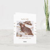 ポストのモーリーのメッセージカード1. カード (裏面)