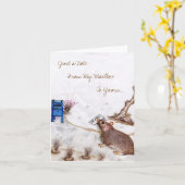 ポストのモーリーのメッセージカード1. カード (黄色い花)