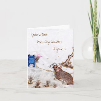 ポストのモーリーのメッセージカード1. カード