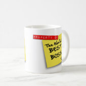 ポストの世界で最も最高のなボス-マグ コーヒーマグカップ (正面右)