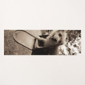 ポストの中の犬 ヨガマット (正面(横))