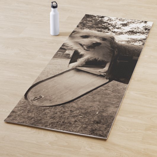 ポストの中の犬 ヨガマット (インサイチュ)