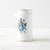 ポストの家紋 ビールジョッキ (正面左)