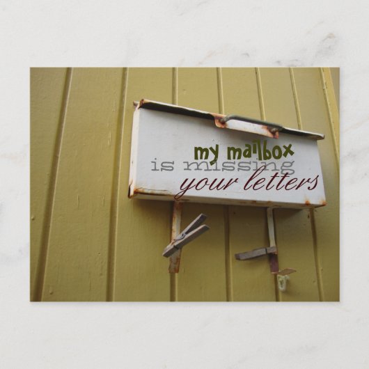 ポストの郵便はがき ポストカード (正面)