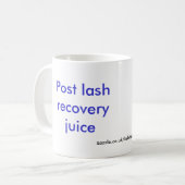 ポストの鞭の回復ジュース コーヒーマグカップ (正面左)