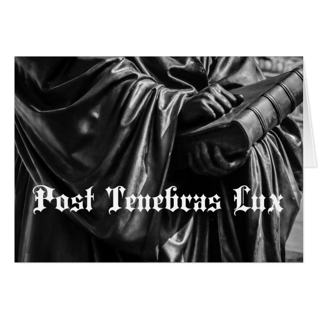 ポストのTenebrasのルクスカードブランク (正面横)