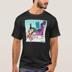 ポストを傷付ける海賊義足 Tシャツ