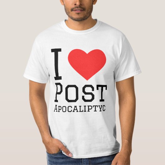 ポストアポカリプスが好き Tシャツ (正面)