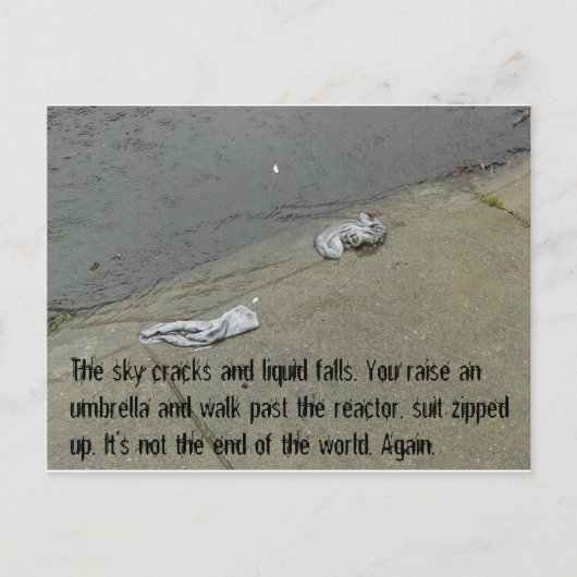 ポストアポカリプス#2レインポカリプスからのポストアポカリプス ポストカード (正面)