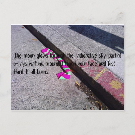 ポストアポカリプス#3 X線写真のポストカード ポストカード (正面)