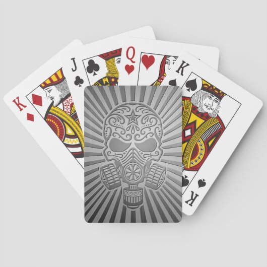 ポストアポカリプティシュガースカル、スチール効果 トランプ (裏面)