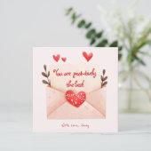 ポストイットで最高のバレンタインデーの挨拶 カード (スタンド正面)