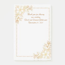 ポストイットに結婚式のメッセージを共有しよう 結婚式のプチギフト ポストイット