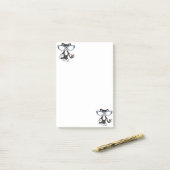 ポストイットノートキャットサングラスマウス ポストイット (デスク上)