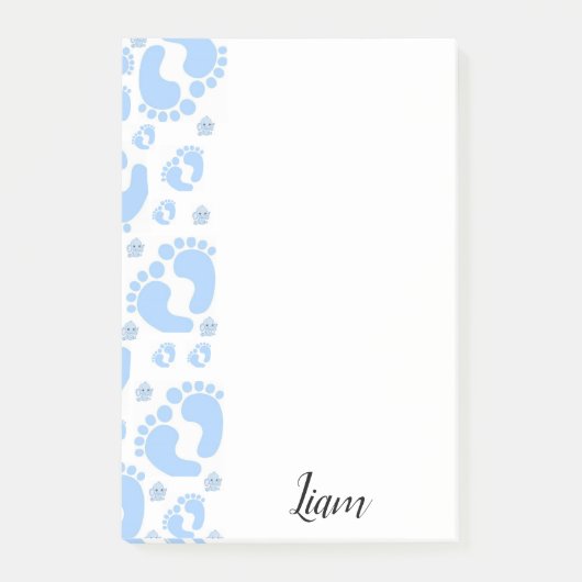 ポストイットノートベビー足ボーイゾウ ポストイット (正面)