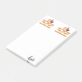 ポストイットノートホットドッグケチャップマスタードフード ポストイット (アングル)