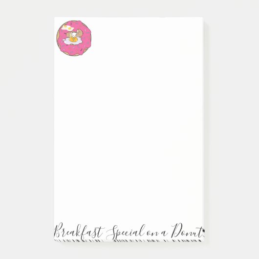 ポストイットノート卵ドーナツ ポストイット (正面)