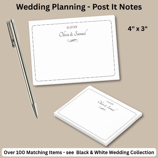 ポストイットノート白黒(無限スクロール付) ポストイット