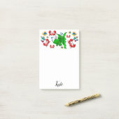 ポストイットノート魚ガニ ポストイット (デスク上)