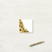 ポストイットノート – ひまわり花 ポストイット (デスク上)