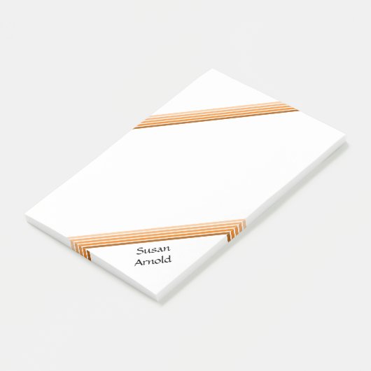 ポストイットノート – オレンジ色の濃淡 ポストイット (アングル)