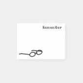 ポストイットノート – グラスで覚える ポストイット (正面)