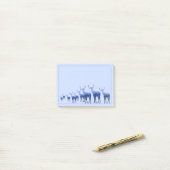 ポストイットノート – 青の鹿 ポストイット (デスク上)