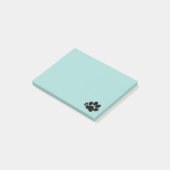 ポストイットノート – Polydactyl Paw Print ポストイット (アングル)