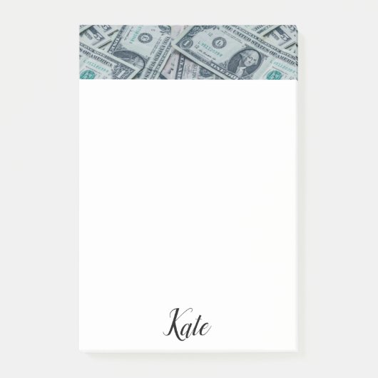 ポストイットメモのお金 ポストイット (正面)