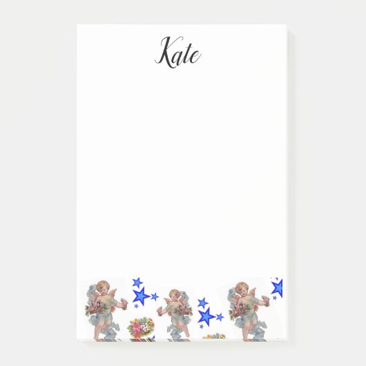 ポストイットメモ天使ブルースター ポストイット (正面)