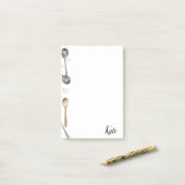 ポストイットメモ スプーン ポストイット (デスク上)