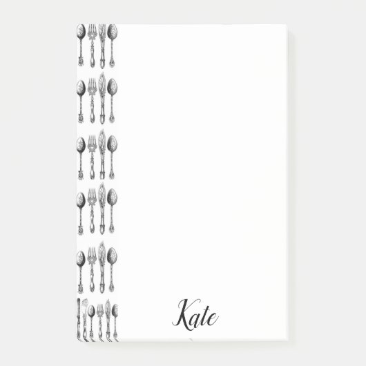 ポストイットメモ スプーン 食器用品 ポストイット (正面)