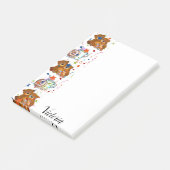 ポストイットメモ テディベア ポストイット (アングル)