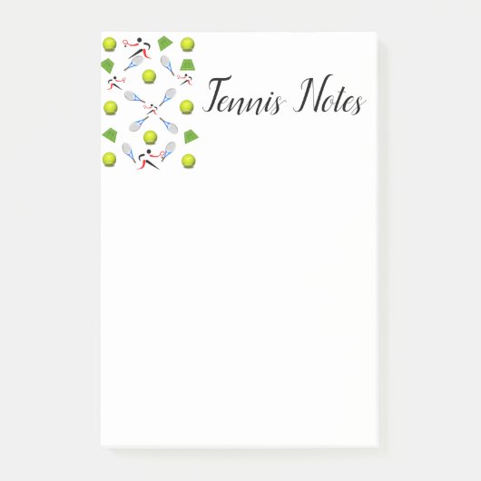 ポストイットメモ テニス ポストイット (正面)