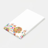 ポストイットメモ ハッピーバースデーピザ ポストイット (アングル)