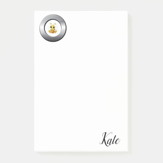 ポストイットメモ ハニービー ハチ ポストイット (正面)