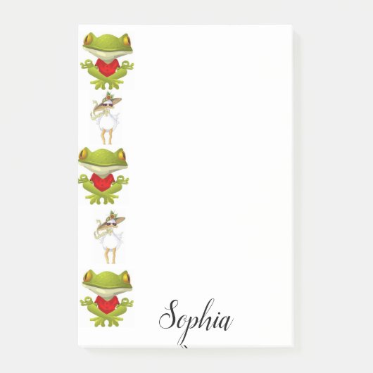 ポストイットメモ フロッグ チキン イチゴ ポストイット (正面)