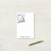 ポストイットメモ 犬の塗り絵 ポストイット (デスク上)