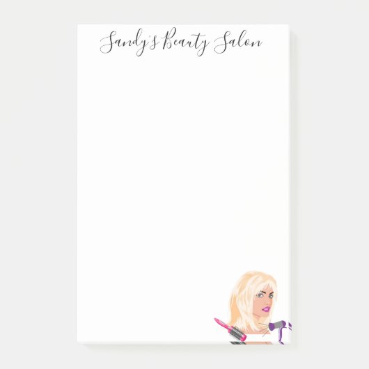 ポストイットメモ 美容院 ポストイット (正面)