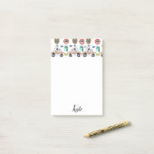 ポストイットメモ 警察車 ポストイット (デスク上)