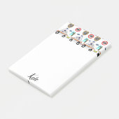 ポストイットメモ 警察車 ポストイット (アングル)