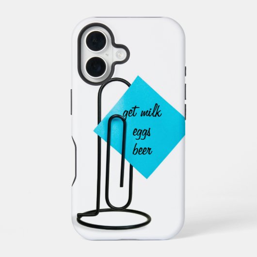 ポストイットメモ iPhone 16ケース (裏面)