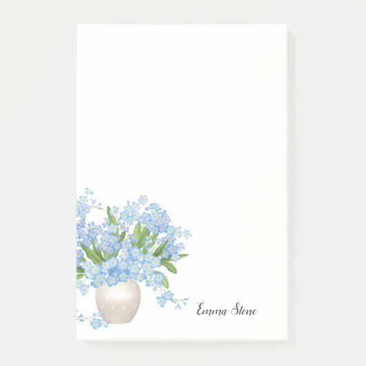 ポストイット注記名前をカスタムする(花あり) ポストイット (正面)