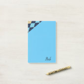 ポストイット ノーツのプレイド (デスク上)