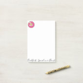 ポストイット ノーツ エッグス ドーナッツ (デスク上)